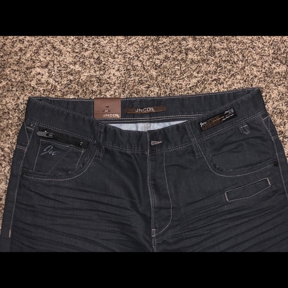 🔴 Mens Denim Jeans with Zipper Back Pockets NWT - Picture 6 of 8